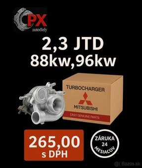 Turbo MITSUBISHI Fiat Ducato 2.3 JTD - 88kw,96kw