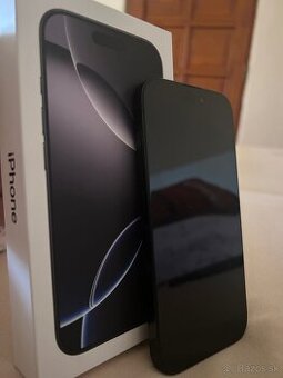 Iphone 16pro 128gb čierný titán