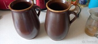 Staré hlinené dzbany,krcahy