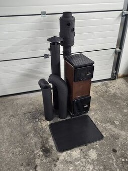 Peterky 4kw-kachle+výmenník tepla+dymovody