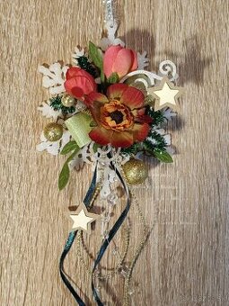 Vianočná dekorácia vo vintage štýle.