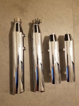 Výfuk - koncový tlmič Harley Davidson - chrómový