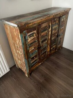 Komoda z recyklovaného dreva 95x124,5x40