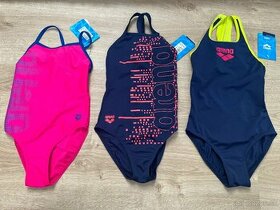 Detské plavky 116 diavča Arena Speedo Adidas - 1