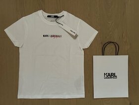 Karl Lagerfeld tričko S biele originál