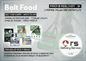 Bolt Food Kuriér - RS Delivery Service - Žilina