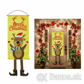 Vianočný banner - vianočná dekorácia na zavesenie - 1