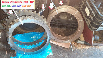 lamely keramické  prevodovky 4PR-160   LKT120, UNK320, LKT90