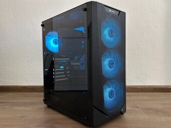 PREDÁM HERNÝ PC - R5 5600X, RTX 3060TI 8GB, 32GB DDR4, SSD