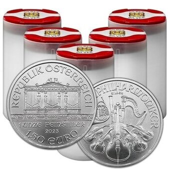 Kúpim strieborné investičné mince, 1oz, investičné striebro