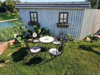 4 miestny mozaikový bistro set