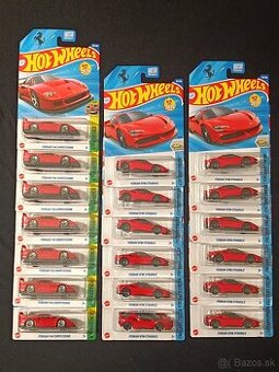 Hot Wheels Ferrari F40 a F90 Long USA Card