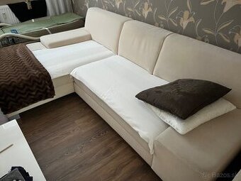 Rozkladacia rohová sedačka