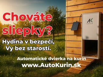 Slovenské automatické dvierka na kurín
