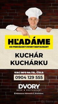 HĽADÁME KUCHÁR/KUCHÁRKU