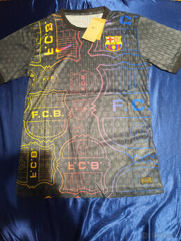 Dres Fc Barcelona Hráčsky Unikátny Farebný Nový s visačkami