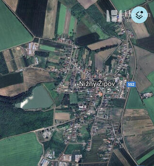 11 ár.pozemok na výstavbu RD, obec Nižný Žipov, Trebišov