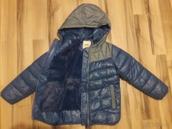 Chlapčenská modrá zimná bunda veľ. na 8 rokov