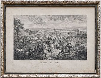 Medirytina prechod cez Rýn vojská Ľudovíta XIV