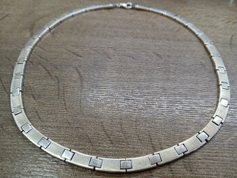 Masívny strieborný náhrdelník