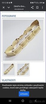 KUPIM..ZLATY  14 KARAT NARAMOK.23..24 CM PANSKY