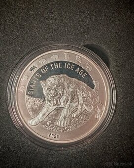 Strieborné mince, 1oz- GIANTS OF THE ICE AGE
