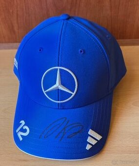 Kimi Antonelli týmová čepice Adidas s originálním autogramem