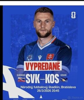 2 lístky na Slovensko-Kosovo