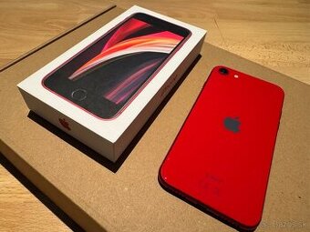 iPhone SE 2020, 64GB, 97% batéria, product red červený