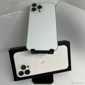 iPhone 13 PRO MAX 512GB SILVER - VEĽMI PEKNÝ STAV - ZÁRUKA