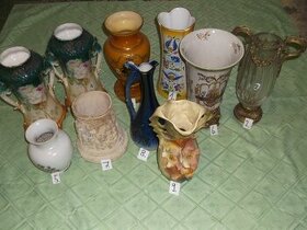 Krásne staré vázy na predaj