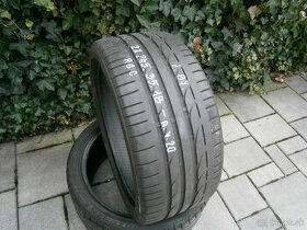 Predám 2x letné pneu Bridgestone 245/35 R18 88YXL RSC - 1