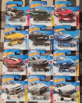 Hot Wheels Nissan, Subaru, Honda, Acura, Toyota, Mazda