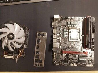 i3 10105f, 2x8gb ram, gigabyte b460m gaming hd, chladic