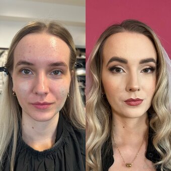 Certifikovaná makeup artistka - svadobné líčenie