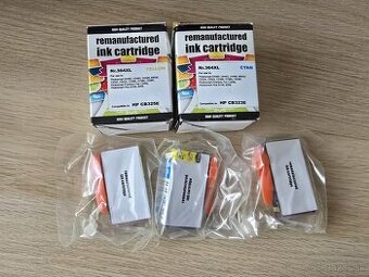 3 ks – HP 364XL farebné (remanufactured)