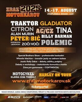 ZRAZ MOTORKÁROV ZEMPLÍNSKA ŠÍRAVA 2025