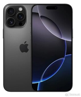 iPhone 16 Pro Max 256 GB čierny titán