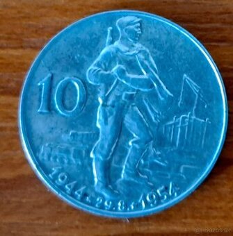 10Kčs SNP 10 výročie. - 1