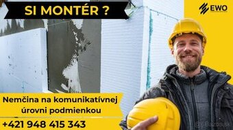 Hľadáme montéra s dobrou znalosťou nemčiny – montáž fasád