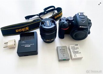 Predám Nikon D5600 18–140 VR Kit vo výbornom stave.