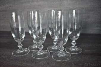 Slovenské sklo na šampanské a sekt