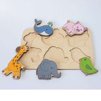 ÚPLNE NOVÁ handmade vkladačka zvieratká