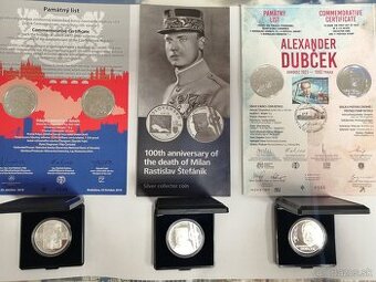 Predám strieborné mince