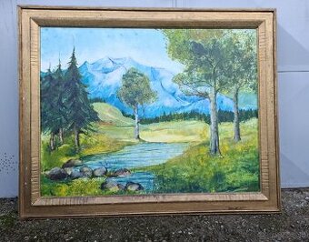 Predam obraz s ramom 180 x 145 cm