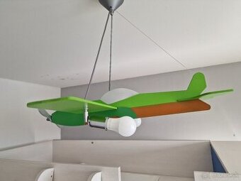 Stropné svietidlo lietadlo L2 -10 zelená
