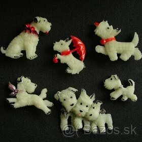 Fosforové brošne - psy - teriéry