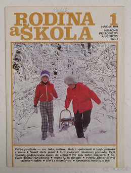 Retro časopisy Rodina a škola