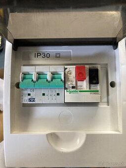 Motorová ochrana GV2ME08 + Istič SEZ PR63 - C6.