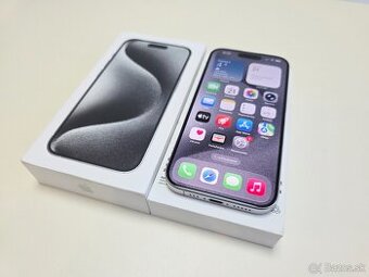 APPLE IPHONE 15 PRO 128GB WHITE TITANIUM TOP STAV